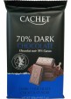 Шоколад Cachet 70% Extra Dark Chocolate (Кашет Экстра Черный) 300g