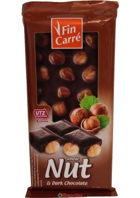 Fin Carre Whole Nuss Dark Chocolate 100g