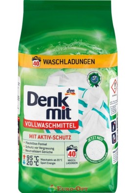 Denkmit Vollwaschmittel (40 стирок) 2.7kg