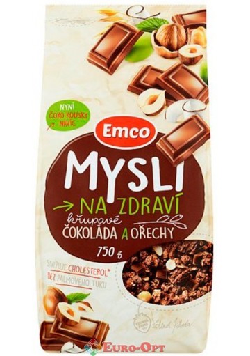 Mysli Emco Cokolada a Orechy (Мюсли Емко Шоколад с Орехом) 750g.