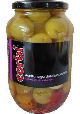 Оливки Гиганты Corbi Aceituna Gordal Deshuesada 835g.