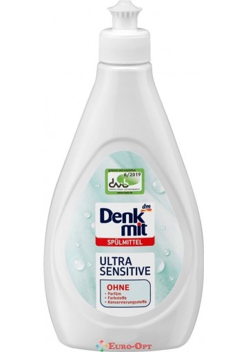 Средство для мытья посуды Denkmit Ultra Sensitive 500ml.