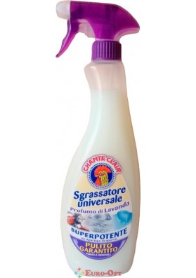 Універсальний Очисник Chante Clair Sgrassatore Universale Superpotente Pulito Garanito Lavanda 625ml.