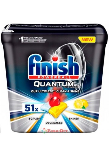 Таблетки для Посудомийних Машин Finish Quantum Ultimate 51 tabs