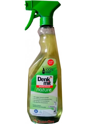 Засіб проти вапняного і мильного нальоту Denkmit Badreiniger Nature 750ml