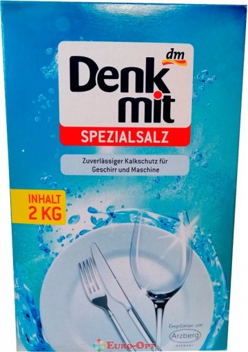 Сіль для посудомийних машин Denkmit Spezialsalz 2kg
