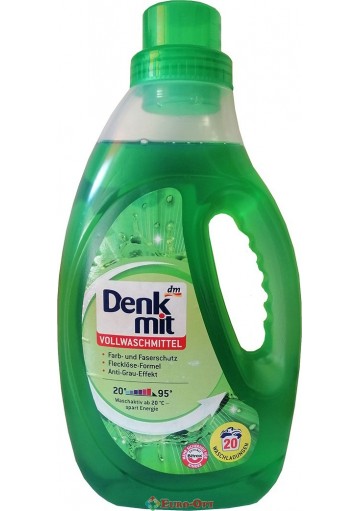 Гель для Прання Білої Білизни Denkmit Vollwaschmittel 20 Washes