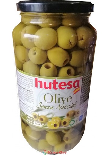 Оливки Зелені без Кісточки Hutesa Olive Senza Nocioli 350g