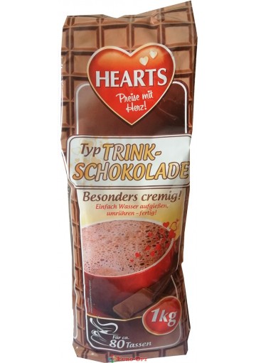 Гарячий Шоколад Hearts Trink-Schokolade 1kg