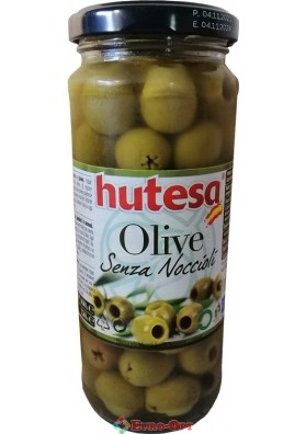 Оливки Зелені без Кісточки Hutesa Olive Senza Noccioli 350g