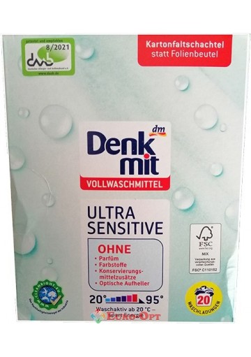 Стиральный порошок Denkmit Vollwaschmittel 20 Washes