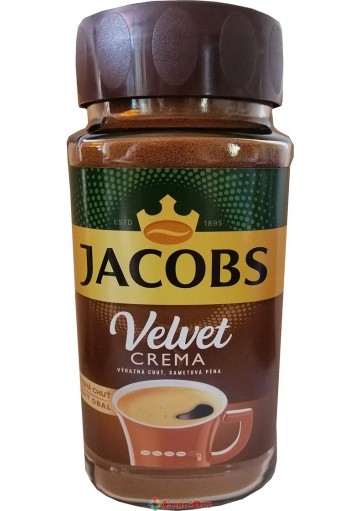 Розчинна Сублімована Кава Jacobs Velvet Crema 200g