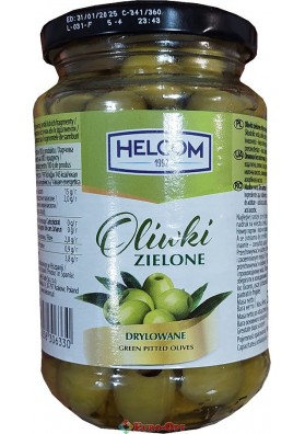 Оливки Зелені без Кісточок Helcom Oliwki Zielone 330g