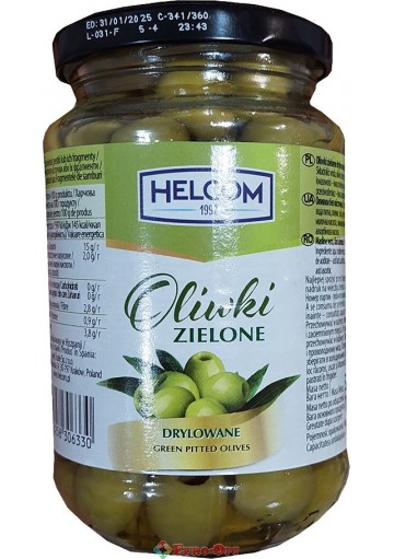 Оливки Зелені без Кісточок Helcom Oliwki Zielone 330g