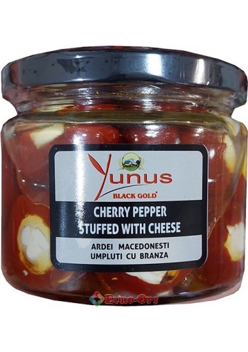 Перчики Фаршировані Сиром "Yunus" Cherry Pepper Stuffed with Cheese 290g