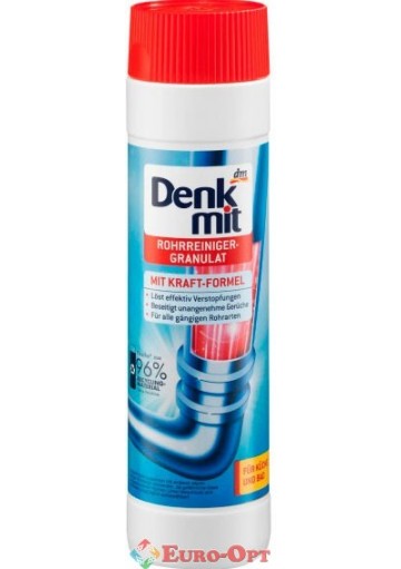Средство для Прочистки Труб Denkmit Rohrreiniger Granulat 600g