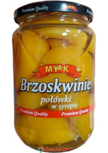 Персики Консервированные в Сиропе МК Brzoskwinie Polowki w Syropie 680g.