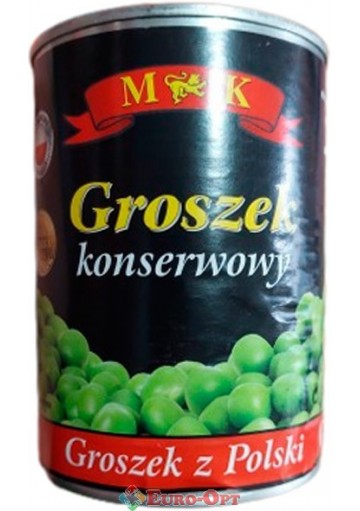 Горошок консервований MK Groszek Konserwowy 400g.