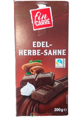 Шоколад Черный Fin Carre Edel-Herbe-Sahne 200g.