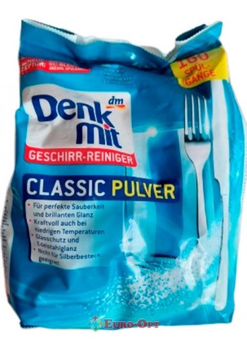 Порошок для Посудомийної машини Denkmit Classic Pulver 1.5kg.