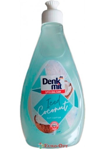 Средство для мытья посуды Denkmit Spülmittel Balsam Iced Coconut с ароматом кокоса 500ml.