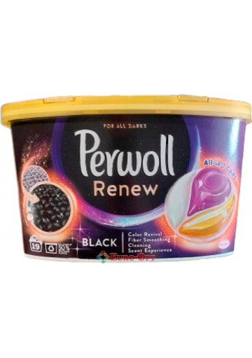 Капсулы для стирки Perwoll Renew Black 19 Caps