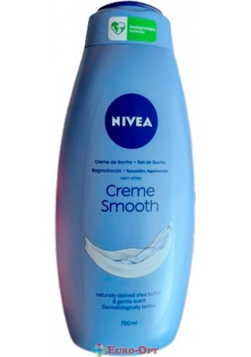 Гель душа Nivea Creme Smooth 750ml.