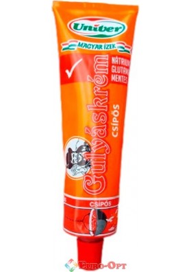 Соус гострий для бограча та гуляшу Univer Gulyaskrem Csípős 160g.