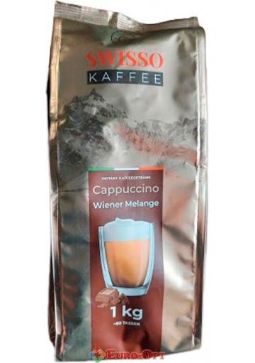 Капучіно Swisso Kaffee Cappuccino Wiener Melange 1kg.