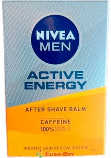 Бальзам после бритья Nivea Men Active Energy After Shave Balm 100ml.