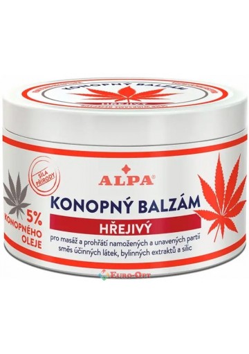 Бальзам Согревающий с Коноплей Alpa Konopny Balzam Hrejivy 250ml.