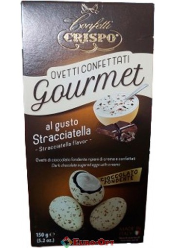 Шоколадные яйца Confetti Ovetti Confettati Gourmet Stracciatella 150g.