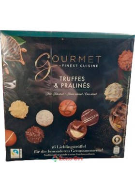 Цукерки Шоколадні Трюфель Gourmet Truffes & Pralines mit Alkohol 200g.