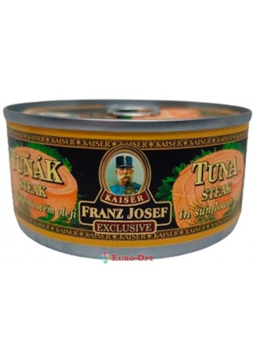 Тунец в масле Franz Josef Tuna Steak 170g