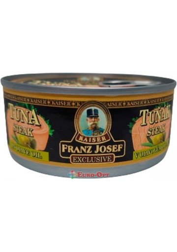 Тунець В Олії Franz Josef Tuna Steak Olive Oil 150g.