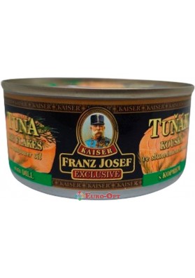 Тунец в масле Franz Josef Tuna Big Flakes In Oil Dill 170g.
