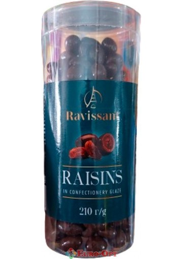 Изюм в кондитерской глазури Ravissant Raisins 210g.