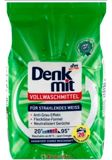 Denkmit Vollwaschmittel (20 стирок) 1.35kg