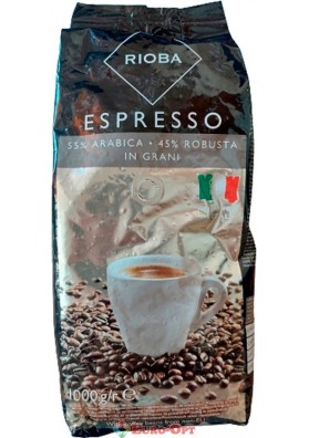 Кава в зернах Rioba Espresso Silver (Ріоба Еспрессо Сільвер) 1kg.