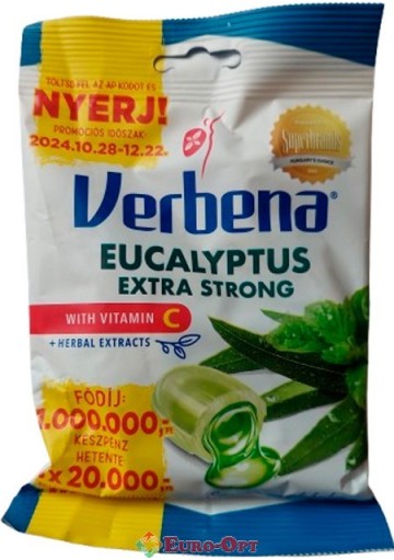 Льодяники Verbena Eucalyptus Extra Strong 60g.