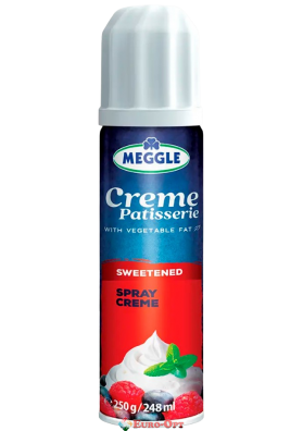 Збиті вершки в балоні Meggle Creme Patisserie 250g. –