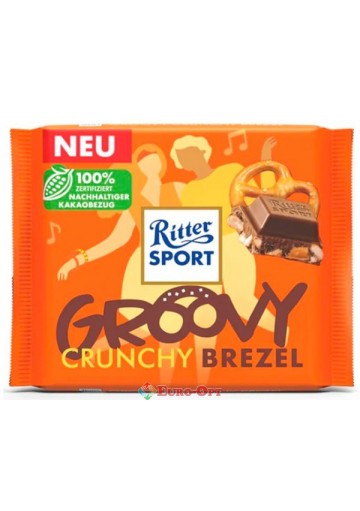 Шоколад Ritter Sport Crunchy Brezel 100g.