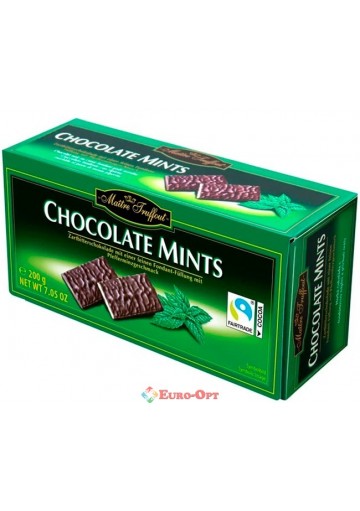 Шоколад Maitre Truffout Chocolate Mints 200g.