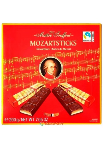 Шоколад Maitre Truffout Mozartsticks 200g.