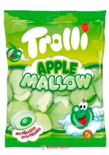 Цукерки Troli Apple Mallow 150g.