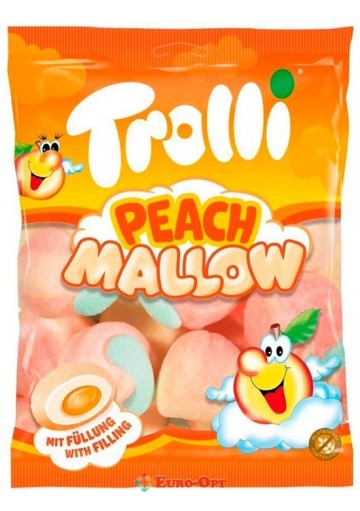 Цукерки Troli Peach Mallow 150g.