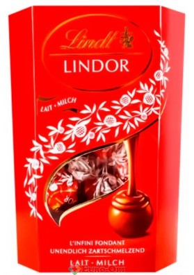 Цукерки Lindt Milk 200g.