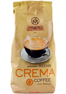 Кава в зернах Milaro Crema 1kg.