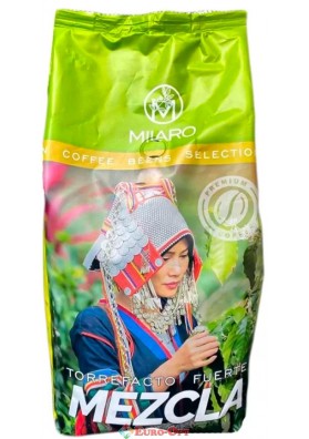 Кофе в зернах Milaro Mezcla Torrefacto Fuerte 1kg.