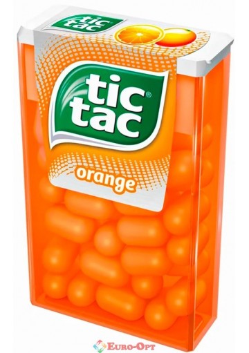 Драже Tic-Tac Orange (Апельсин) 18g. × 24шт